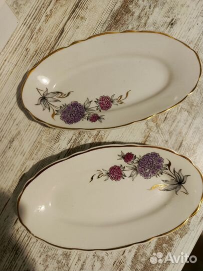 Блюдо сервировочное фарфор СССР
