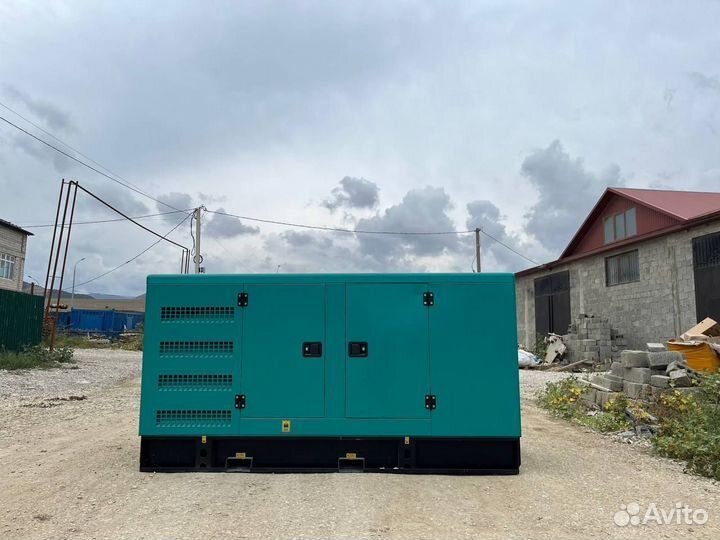 Дизельный генератор 100 кВт в кожухе с авр