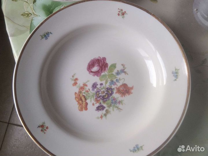 Тарелки суповые глубокие СССР Дулёво