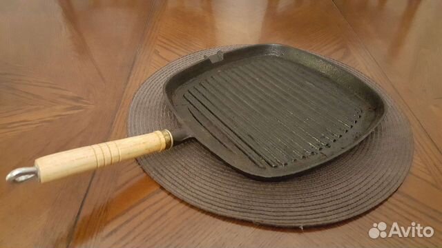 Чугунная сковорода гриль