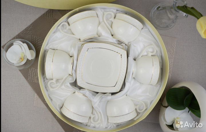 Сервиз чайный Снежная королева