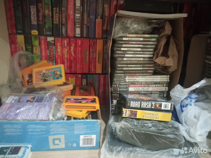 Картриджи Sega и Dendy