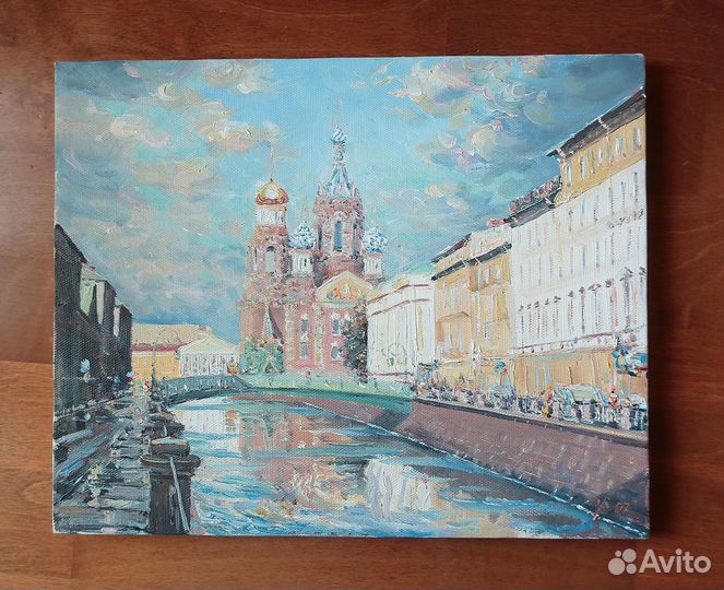 Картина маслом на холсте питерского художника