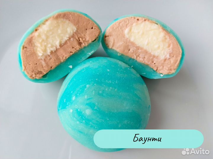 Японский десерт моти (Mochi) Пирожное дайфуку