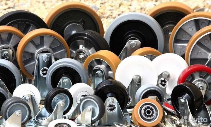 Колеса, колесные опоры, ролики для тележек