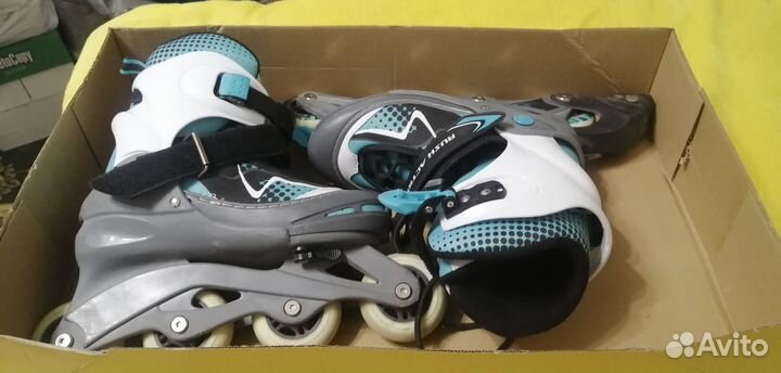 Роликовые коньки детские раздвижные