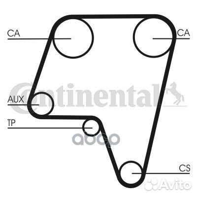 Ремень грм CT819 Continental