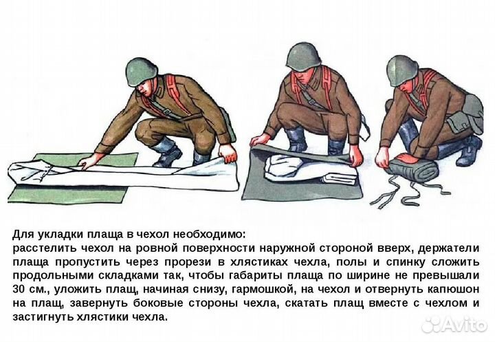 Плащ накидка дождевик