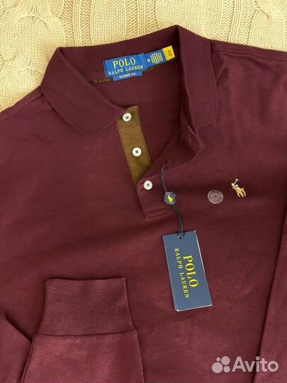 Поло футболка лонгслив Polo Ralph Lauren оригинал