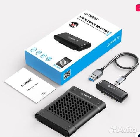 Адаптер SATA orico UTS3-3AB Порт SATA, USB 3.0, За