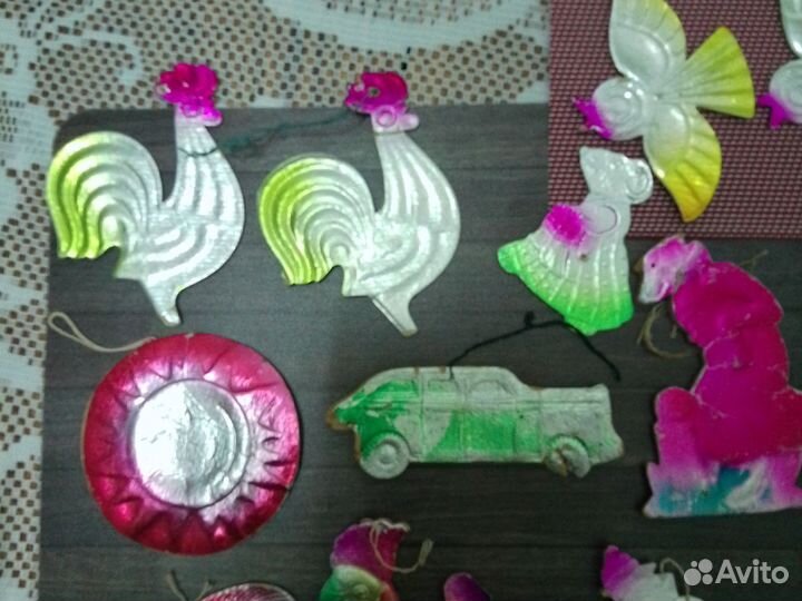 Картонаж СССР, есть редкие игрушки