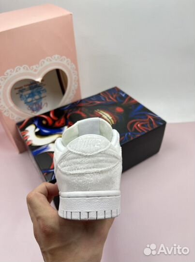 Nike Dunk Low Tripple White Velvet