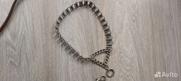 Ошейник с поводком