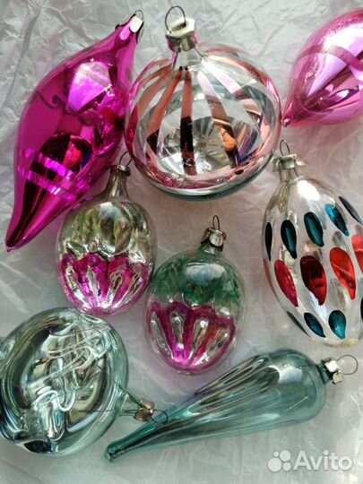 Игрушки ёлочные глинка и другие