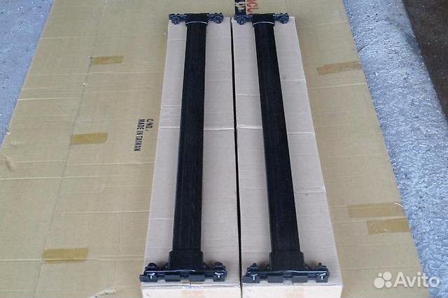 Штатные поперечины на рейли Land Cruiser Prado 120