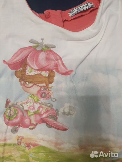 Пакет брэндовые платья на девочку 98