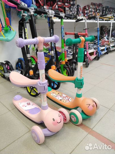 Самокат беговел 3 в 1 / Самокат трансформер