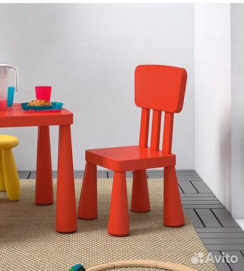 Стол и стул IKEA маммут