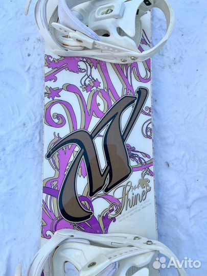 Женский комплект: Сноуборд+крепления+ботинки