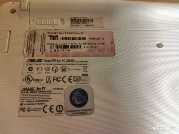 Asus Eee pc x101ch нетбук