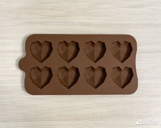Силиконовая форма сердечки
