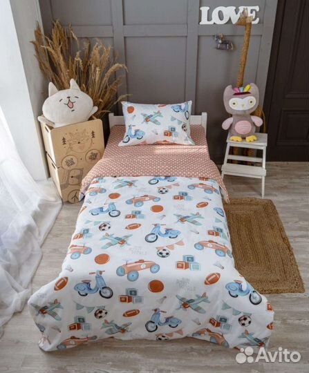Детское постельное 1.5 новое хлопок разное