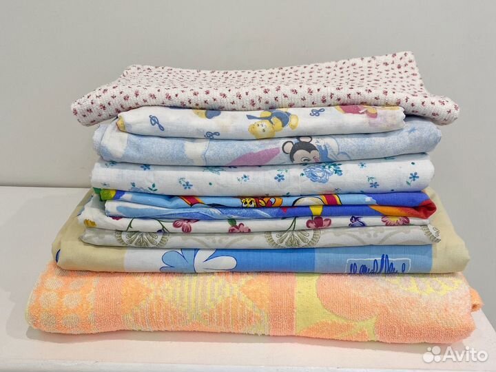 Постельное белье полотенца подушка бу
