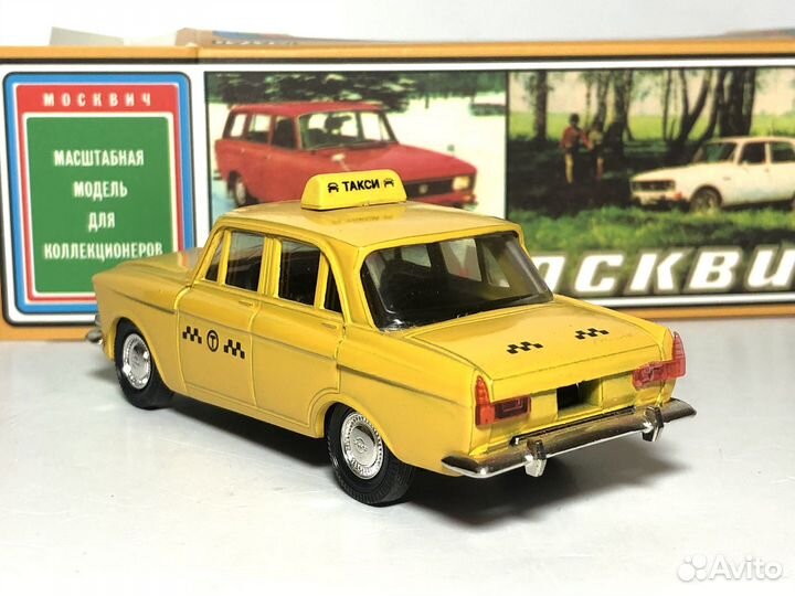 Модель Москвич 412 такси агат 1:43