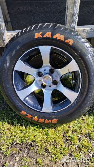 Литые диски r13 на ваз арбузы с резиной