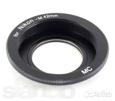 Новый Переходник M42 - Nikon с линзой