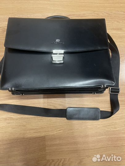 Мужской кожаный портфель Dupont оригинал