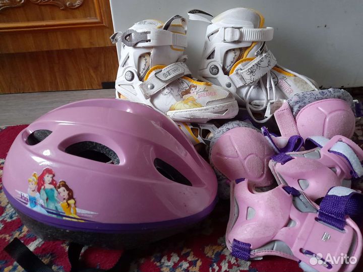 Детские ролики и защита