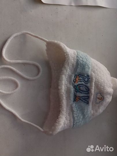 Шапка теплая на 1-3 года как новая