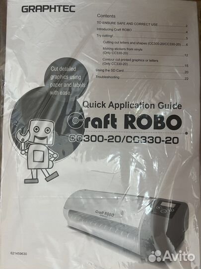 Режущий плоттер graphtec craft robo cc330-20