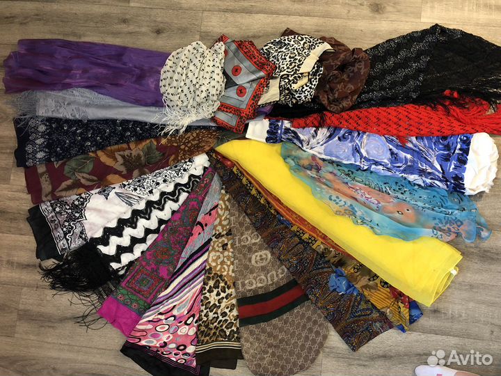 Женские шарфы платки повязки