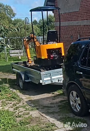 Услуги мини экскаватора/ вспашка культиватором