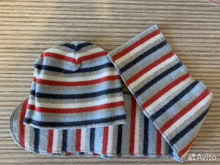 Новые) Детские Шапка+шарф (последние размеры)
