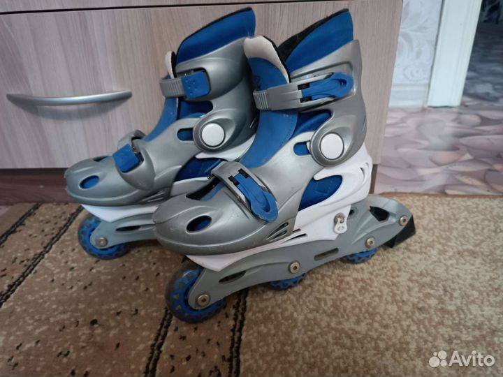 Роликовые коньки детские раздвижные 30 33