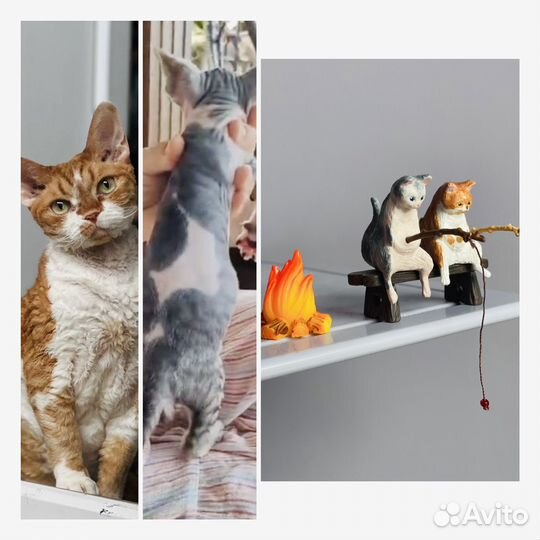 Фигурка вашего кота по фото талисман амулет