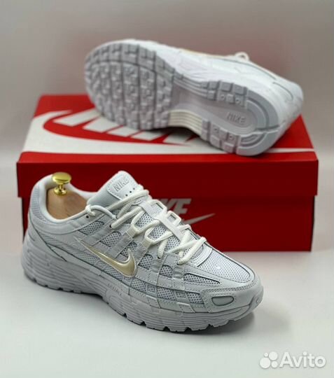 Кроссовки мужские Nike P-6000 white белые