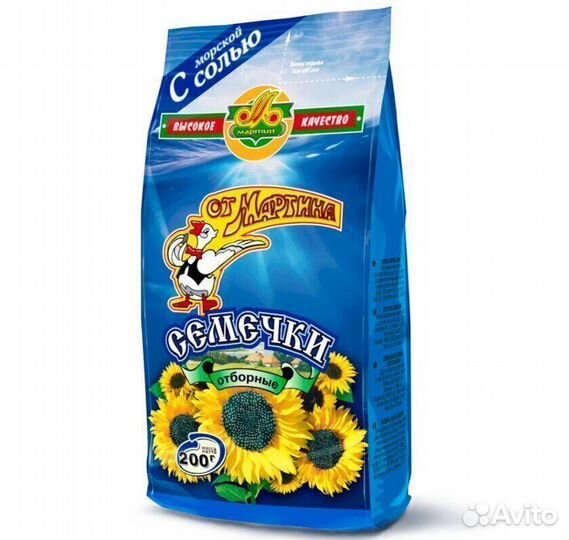 Опт - Семечки От Мартина Отборные с морской солью