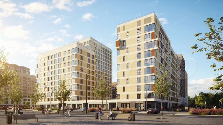 2-к. квартира, 49,3 м², 7/18 эт.