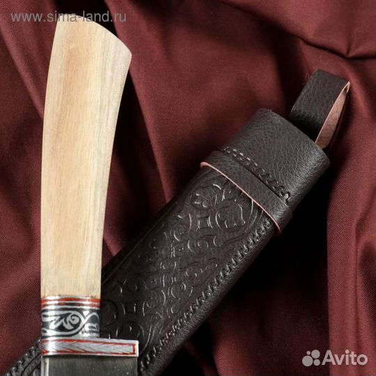 Нож Пчак Шархон - Дерево, средний (гарда гравировк