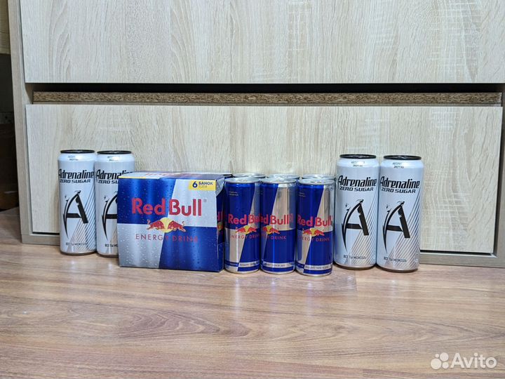 Энергетики адреналин rush, Red bull