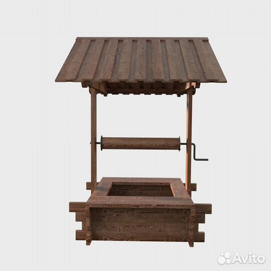 Домик для колодца / деревянный колодец