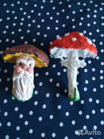 Куклы из ваты на ёлку