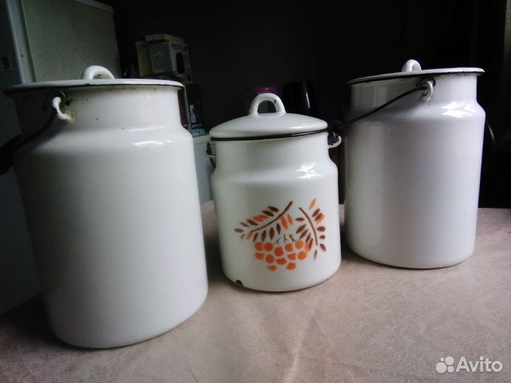 Бидон эмалированный СССР