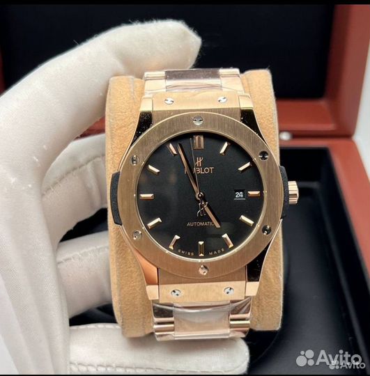 Наручные Часы мужские hublot / Золото / Металл