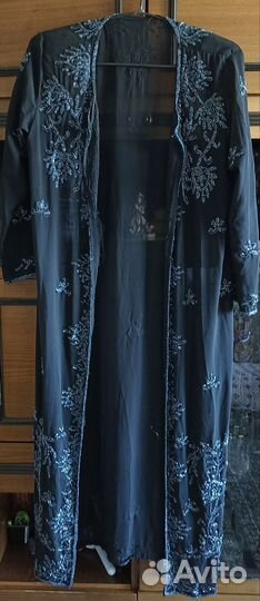 Халат женский прозрачный ручная работа