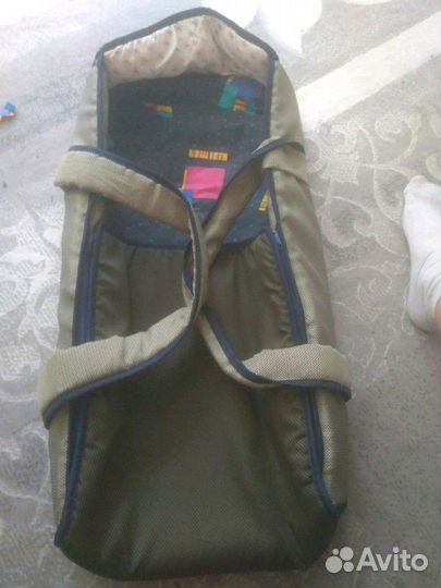 Детская переноска с кокосовым матрасом